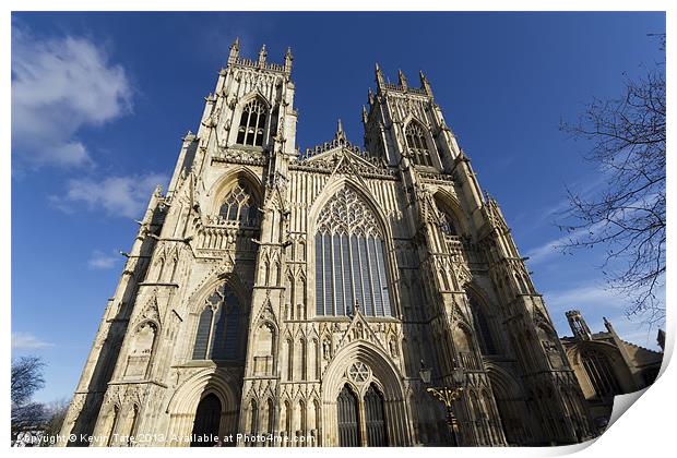 York minster Print by Kevin Tate