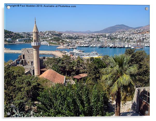 Bodrum, Turkey Acrylic by Paul Madden