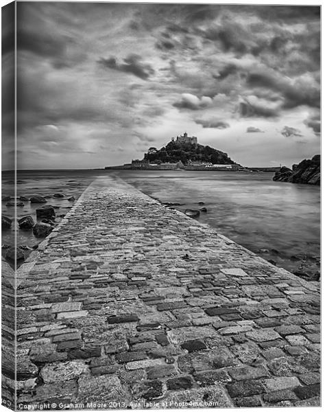 St Michaels Mount Canvas Print by Graham Moore