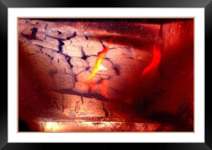 the warmth Framed Mounted Print by Erzsebet Bak