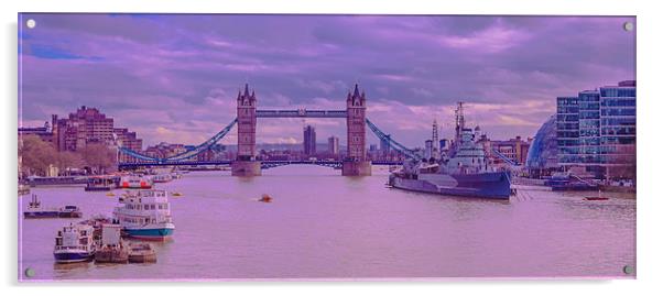 Iconic Thames Acrylic by Ray Shiu