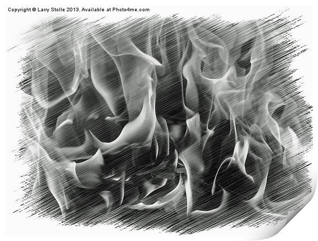 Fire Print by Larry Stolle