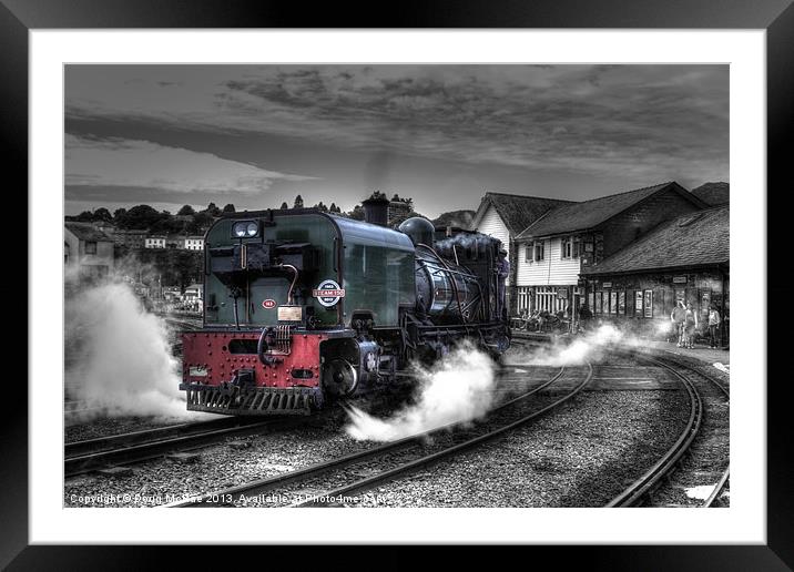 Steam train Framed Mounted Print by Doug McRae