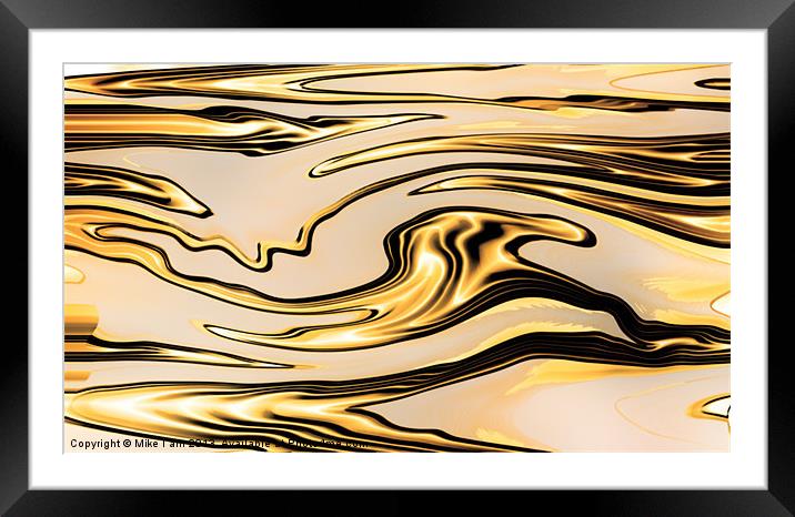 Liquid Gold Framed Mounted Print by Thanet Photos