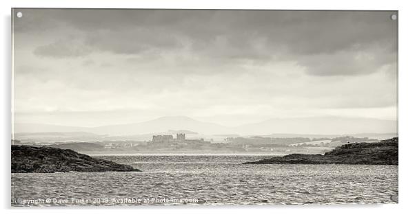 Bamburgh Castle, Northumberland Acrylic by Dave Turner