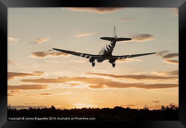 C-47 Finals Framed Print by J Biggadike
