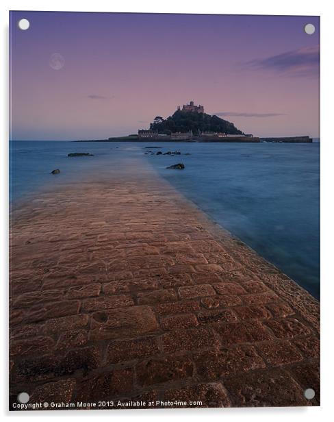 St Michaels Mount Acrylic by Graham Moore