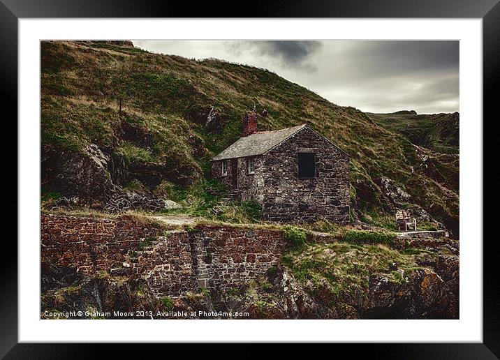 Fishermans Cottage Framed Mounted Print by Graham Moore