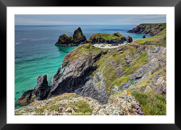 Kynance Cove Framed Mounted Print by Graham Moore