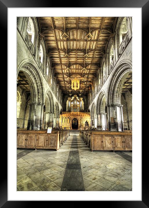 Saint Davids Cathedral, Pembrokeshire Framed Mounted Print by Simon West