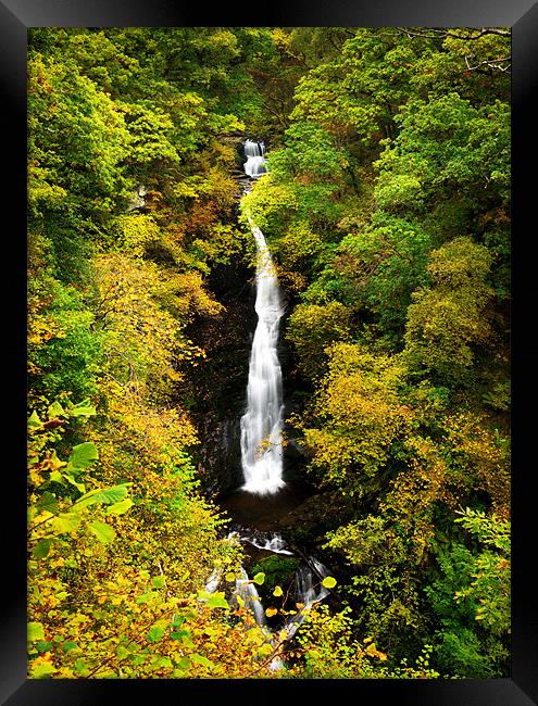 The Black Spout Framed Print by David Brown
