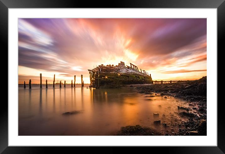 Wreck of the Hans Egede - 2 Framed Mounted Print by Ian Hufton