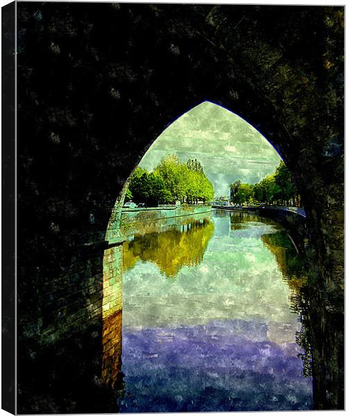 under the bridge Canvas Print by dale rys (LP)