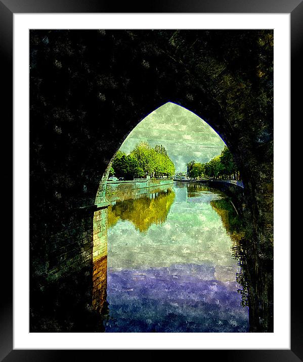 under the bridge Framed Mounted Print by dale rys (LP)