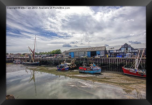 Whitstable Harbour. Framed Print by Thanet Photos