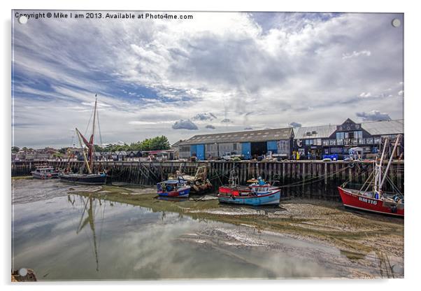 Whitstable Harbour. Acrylic by Thanet Photos