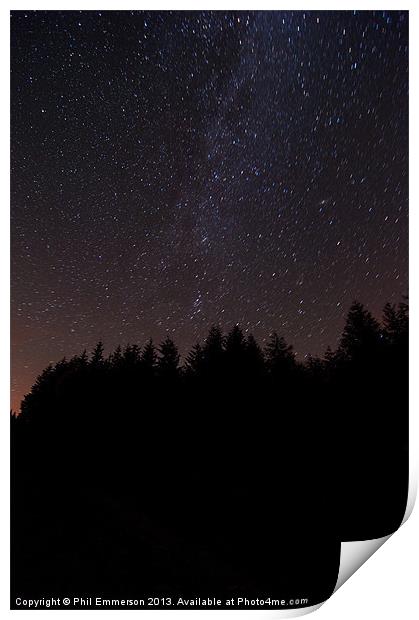 Milky Way Print by Phil Emmerson