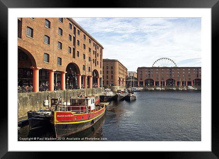 Albert Dock Liverpool Framed Mounted Print by Paul Madden
