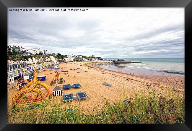 Broadstairs beach Framed Print by Thanet Photos