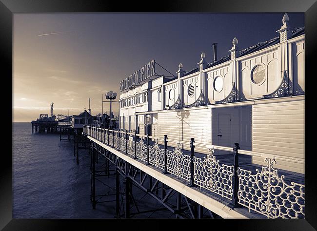 Brighton Pier Framed Print by Malcolm McHugh