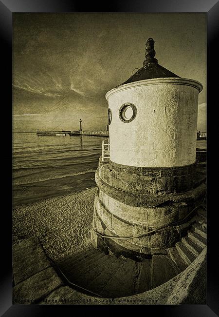 Whitby Round House Framed Print by Martin Williams