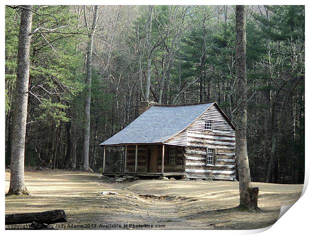 Country Cabin Print by Pics by Jody Adams