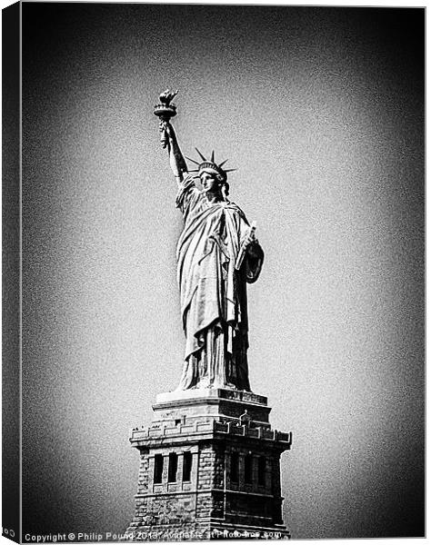 Statue of Liberty New York Canvas Print by Philip Pound