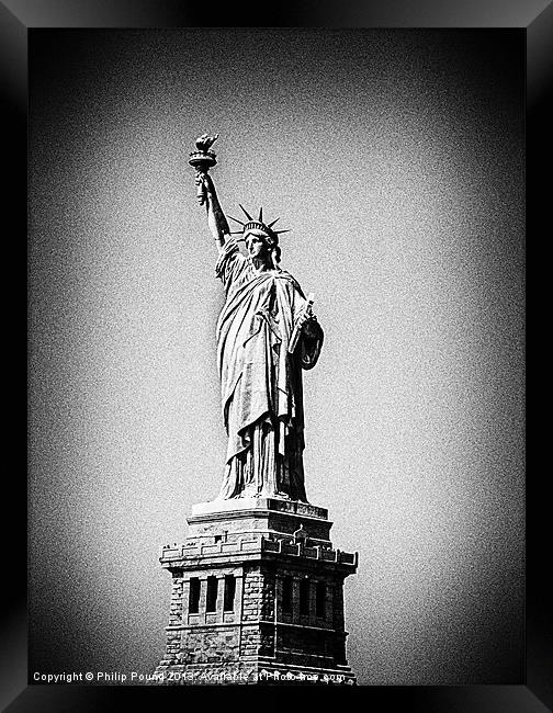 Statue of Liberty New York Framed Print by Philip Pound