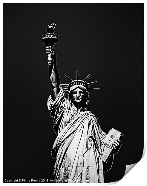 Statue of Liberty New York Print by Philip Pound
