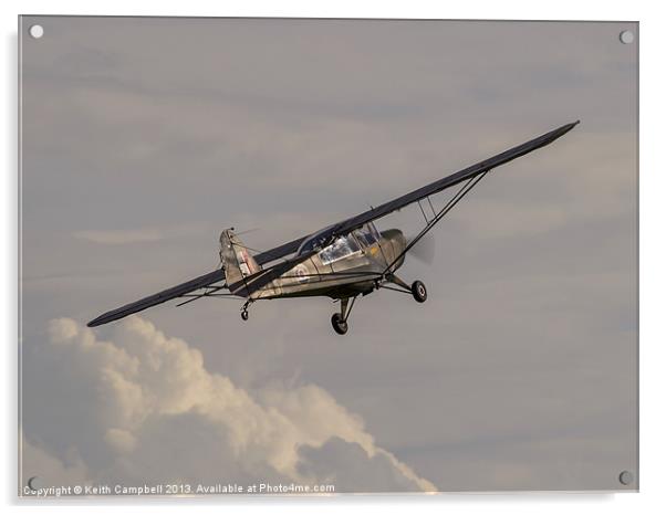 Taylorcraft Auster V G-ANRP Acrylic by Keith Campbell