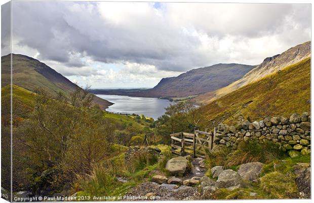 Wastwater - Lake District, Cumbria Canvas Print by Paul Madden