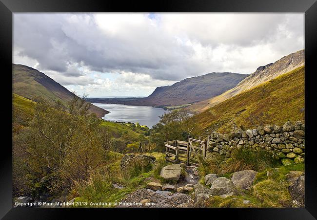 Wastwater - Lake District, Cumbria Framed Print by Paul Madden