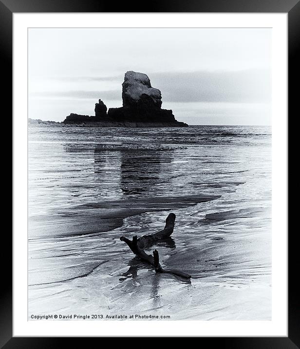 Talisker Bay Framed Mounted Print by David Pringle