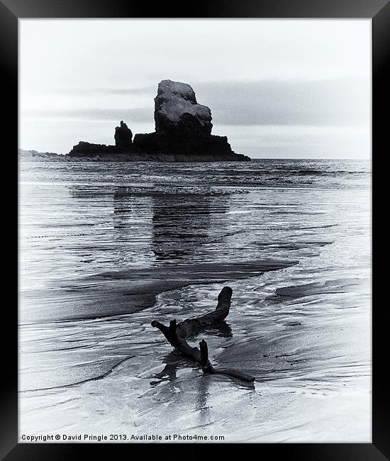 Talisker Bay Framed Print by David Pringle