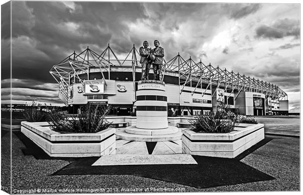 Pride Park Stadium Canvas Print by mhfore Photography