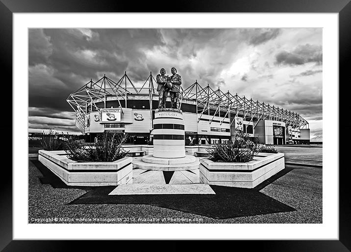 Pride Park Stadium Framed Mounted Print by mhfore Photography