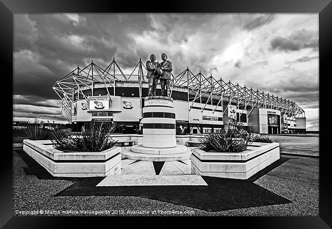 Pride Park Stadium Framed Print by mhfore Photography