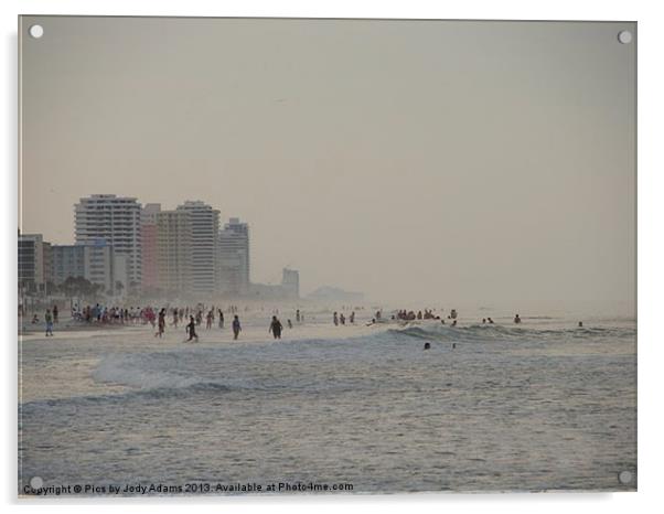 At the Beach Acrylic by Pics by Jody Adams