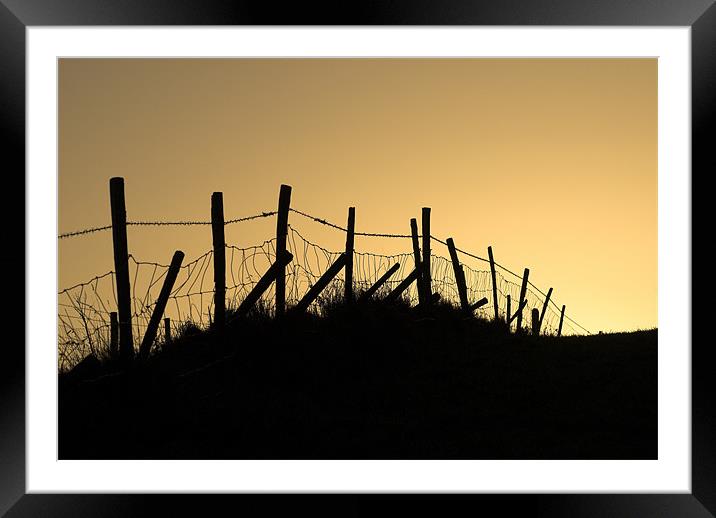 Into The Light Framed Mounted Print by Malcolm McHugh