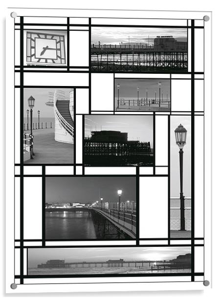 Mondrian Pier Acrylic by Malcolm McHugh