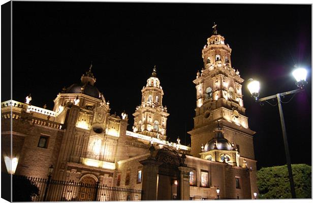 Cathedral side Canvas Print by Roberto Cardoso