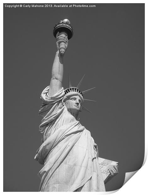 Statue of Liberty Print by Carly Mahone