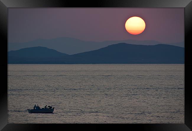 Last catch of the day Framed Print by Rory Trappe