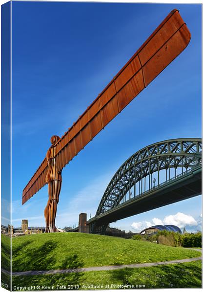 Angel of the North Montage Canvas Print by Kevin Tate