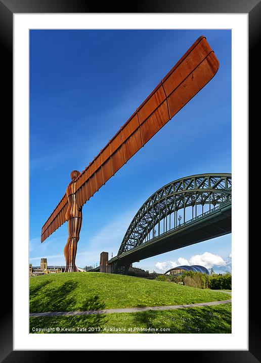 Angel of the North Montage Framed Mounted Print by Kevin Tate