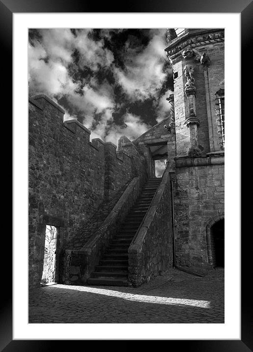 Stirling Castle Framed Mounted Print by martin laurie