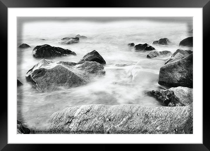 milky water Framed Mounted Print by carin severn