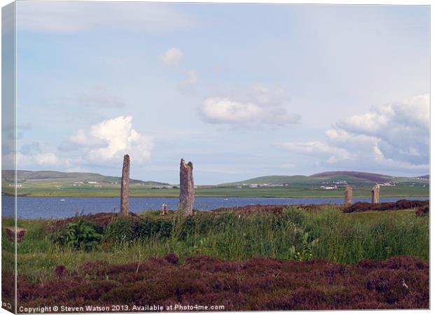 At Brodgar 3 Canvas Print by Steven Watson