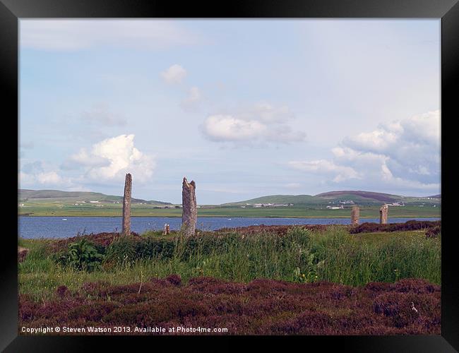 At Brodgar 3 Framed Print by Steven Watson