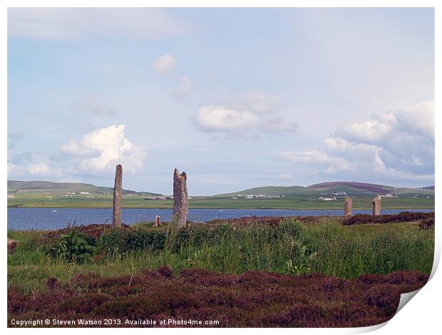 At Brodgar 3 Print by Steven Watson